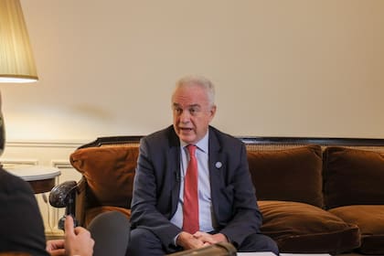 El canciller uruguayo Mario Lubetkin.