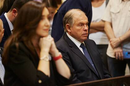El canciller Werthein, junto a la vicepresidenta Villarruel, en la Catedral