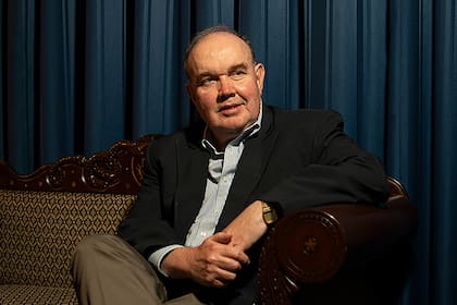 El candidato de ultraderecha Rafael López Aliaga, conocido popularmente como "Porky"