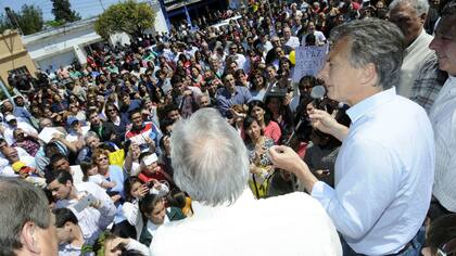 El candidato presidencial de Cambiemos Mauricio Macri