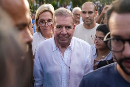 El candidato presidencial de la oposición venezolana, Edmundo González