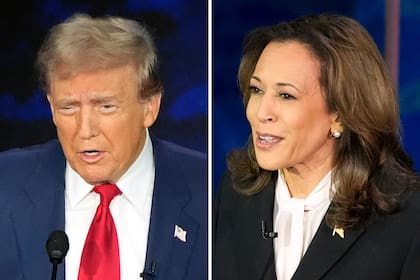 El candidato presidencial republicano Donald Trump y la vicepresidenta Kamala Harris se enfrentarán en las elecciones de este 5 de noviembre (AP foto/Alex Brandon)