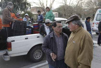 Hora 40. Organiza con Juan Carlos Rojas, secretario del gremio en Catamarca, el reparto de “donaciones”