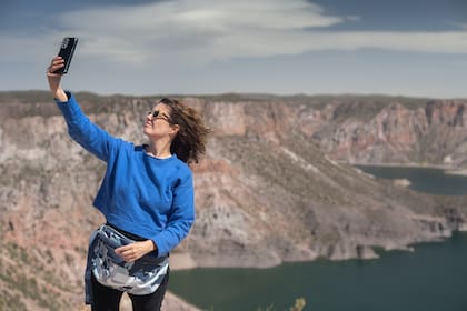 El Cañón del Atuel es muy bonito.