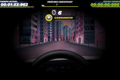 el cansanncio es otro de los aspectos del conductor que se muestra en el viedeojuego