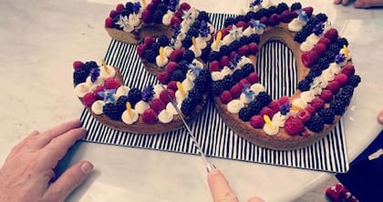 El cantante celebró el aniversario junto a su familia