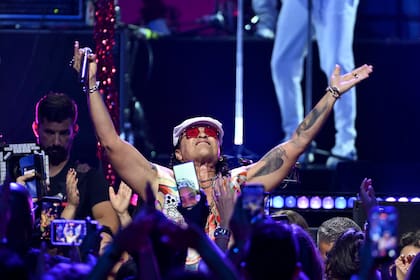 El cantante durante una presentación en Miami del año pasado