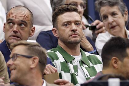 El cantante Justin Timberlake, uno de los espectadores de la final