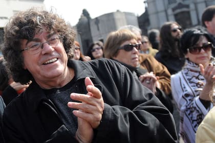 El cantante Piero, en una de las últimas apariciones públicas