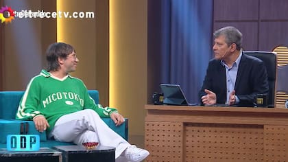 El cantante reveló una insólita anécdota que despertó la curiosidad de Pergolini (Captura: eltrece)