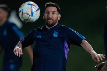 El capitán de la selección argentina, Lionel Messi