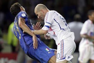 Materazzi. Reveló qué fue lo que más le dolió del cabezazo de Zinedine Zidane