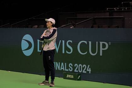 El capitán Guillermo Coria, en Málaga: podría estar dirigiendo su última serie