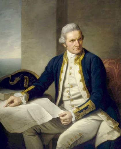 El capitán James Cook se hizo famoso por sus exploraciones (Foto: The Sun)