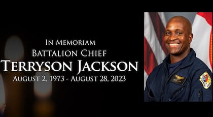 El capitán Terryson Jackson sirvió a los cuerpos de emergencia por 19 años