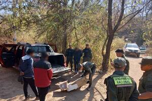 Una patrulla de la Gendarmería decomisó 146 kilos de cocaína tras una persecución