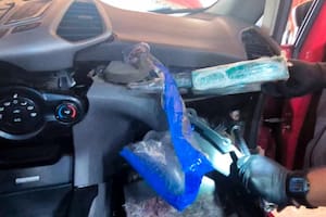Secuestraron un cargamento de cocaína valuado en 500 millones de pesos