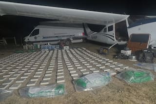 Interceptaron un avión con 400 kilos de cocaína en el norte de Santa Fe