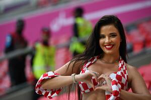 La pregunta que Miss Croacia se hizo sobre Argentina y el video del momento en que la echaron del estadio contra Brasil