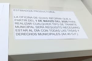 En un municipio bonaerense bloquean un trámite a los productores que deben una tasa