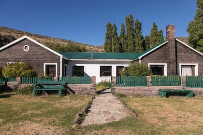 El casco de La Oriental, la única estancia turística en el PN Perito Moreno