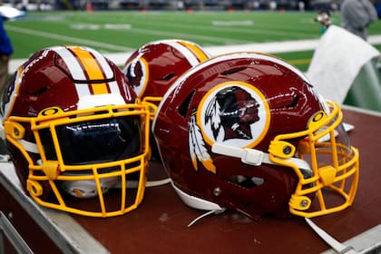 El casco de los Pieles Rojas de Washington