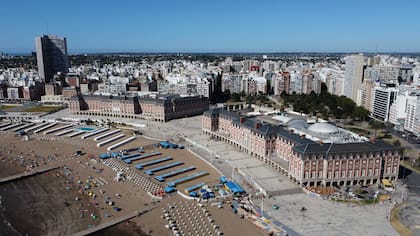 El Casino Central y el Hotel Provincial, dos íconos de la rambla marplatense