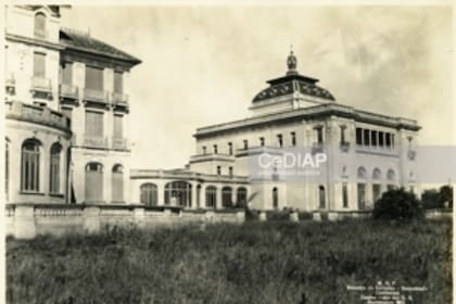 El casino y el hotel estaban unidos por un jardín de invierno