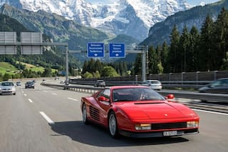 Una Ferrari sufrió la multa de tránsito más cara de la historia en Suiza