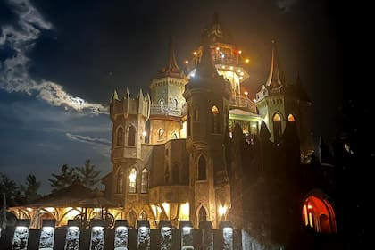 El castillo creado por Chris Mark se ubica en Woodstock, Connecticut.