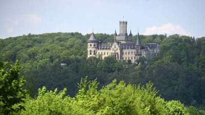 El castillo de Marienburg está en el centro de la disputa familiar (Getty)