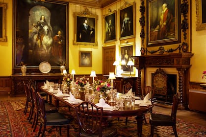 El castillo está ubicado en la campiña inglesa