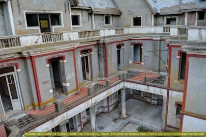 El castillo tenía 77 habitaciones y 14 baños