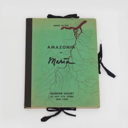 El catálogo de la muestra donde se exhibió por primera vez Cobra Grande, en Nueva York