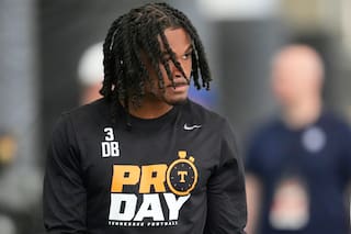 El CB de Tennessee Jermod McCoy, entre los mejores disponibles en el día 3 del draft de la NFL