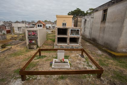 Este es el lugar donde estaba enterrada la monja francesa Léonie Duquet, a quien el Equipo Argentino de Antropología Forense pudo identificar