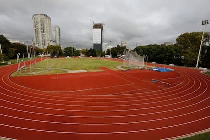 Una vista del Cenard, donde numerosos atletas se entrenan en pos de su anhelo olímpico.