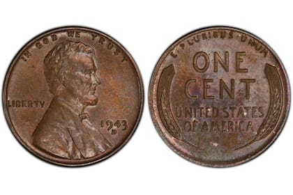 El centavo de bronce de 1943 de la Casa de la Moneda de Denver se convirtió en el "Santo Grial" de la serie Lincoln