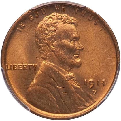 El centavo de Lincoln toma un gran valor debido a la peculiar marca de la letra "D" debajo de la fecha de acuñación