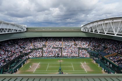 El Centre Court de Wimbledon, el torneo de tenis más prestigioso del circuito. 