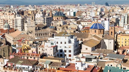 El centro de Valencia