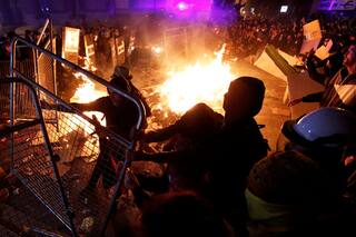 Los separatistas catalanes siguen en pie de guerra y crece la violencia