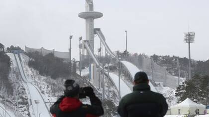 El centro de esquí de Pyeonchang, sede en 2018