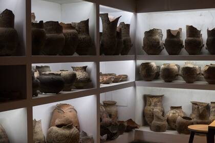 El Centro de Interpretación de las Ruinas de Quilmes conserva vasijas originales.