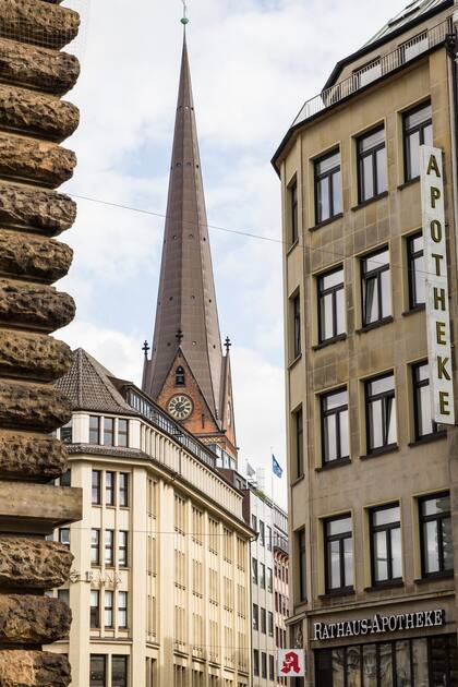 El centro de la ciudad vieja.