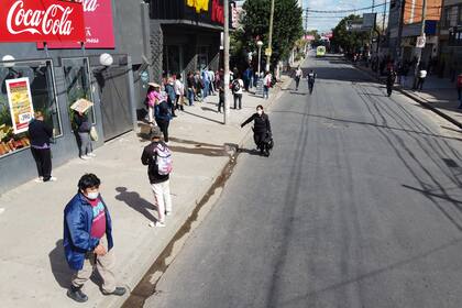 El centro de la ciudad de Moreno