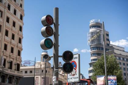 El centro de Madrid ha quedado paralizado por el apagón.