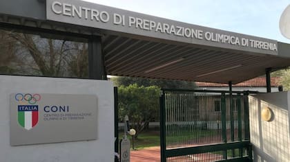 El Centro de Preparación Olímpica de Tirrenia, en Pisa, donde la federación de tenis realiza las pruebas con los jugadores de todo el país