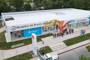 El centro de salud al que fue trasladado el menor de edad.