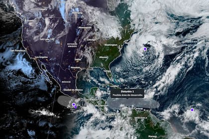 El Centro Nacional de Huracanes informó que el sistema muestra signos de organización aunque mantiene baja probabilidad de desarrollo inmediato